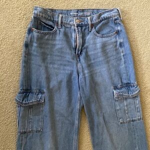 Old navy high waisted cargo jeans